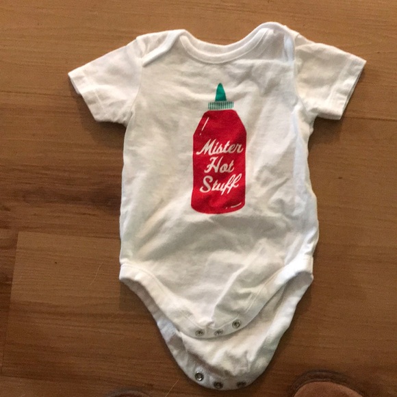 The Children's Place Other - Mister hot stuff Childrens place 0-3 month onesie